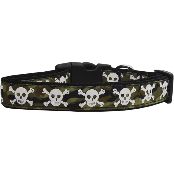 Mirage Pet Products Camo Skulls Nylon Dog CollarSmall 125-150 SM